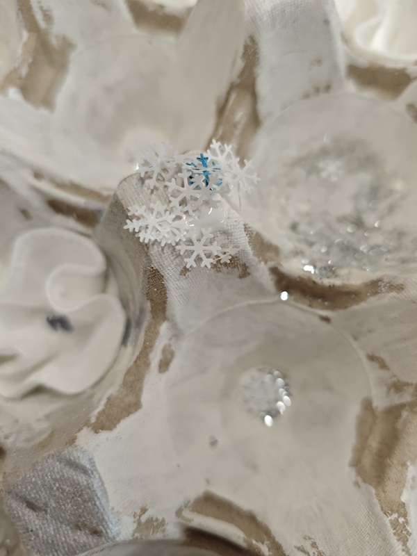 portauovo glitter inverno